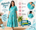 Women's Maternity kurta | zip Gowen | Nursing drees | Feeding Kurti