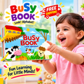 Toddler Busy Book – Activity Binder for Kids 1-4 Years | Montessori Learning Busy Board | Activity Book | Educational Toy