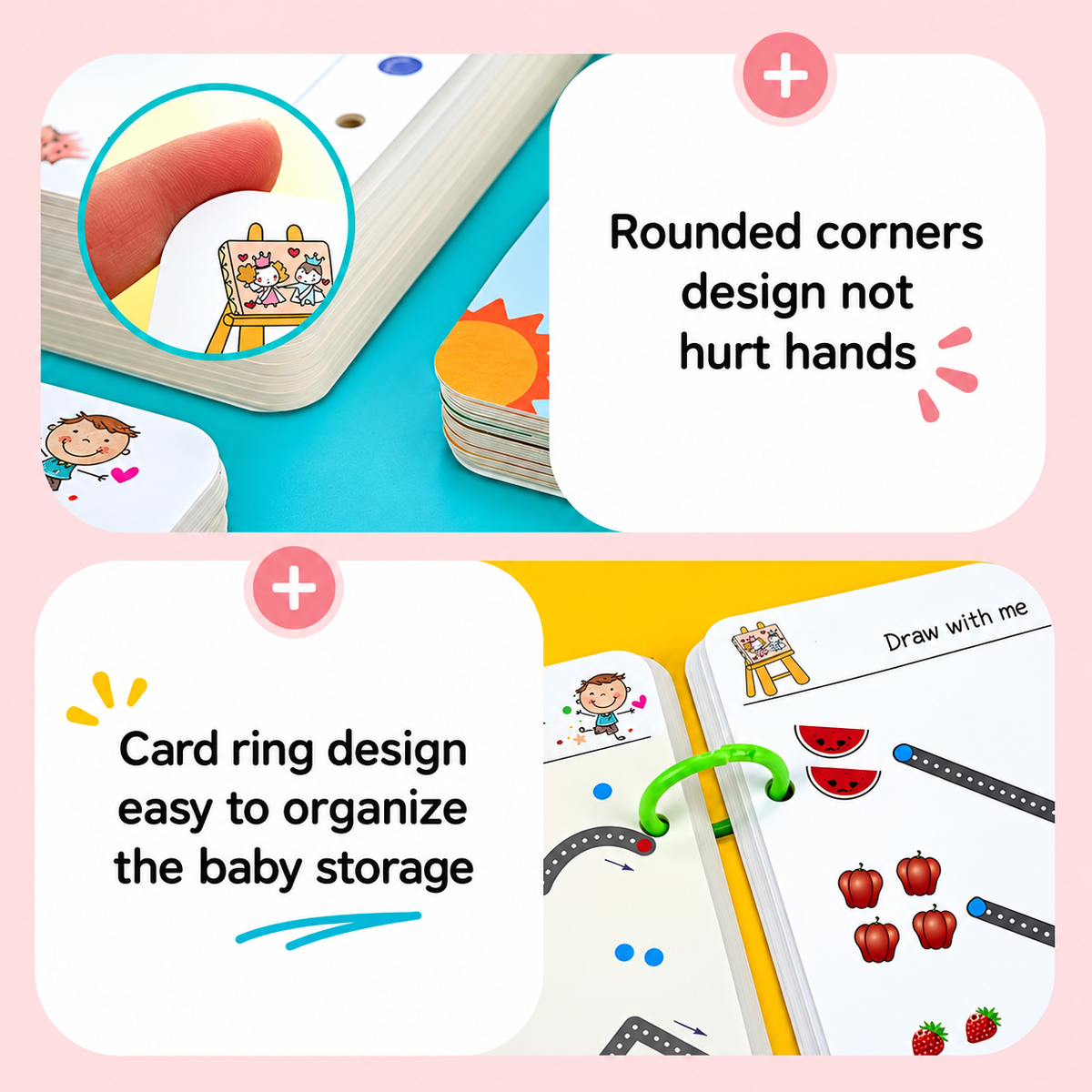 (64 Page,1 Eraser, 8 Pen) Reusable Magic Tracing Book for Kids – Letters, Numbers & Shapes Practice (Ages 3–8)