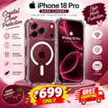 iPhone 18 Pro Anti-Shock Proof MagSafe Transparent Case | Crystal Clear Magnetic